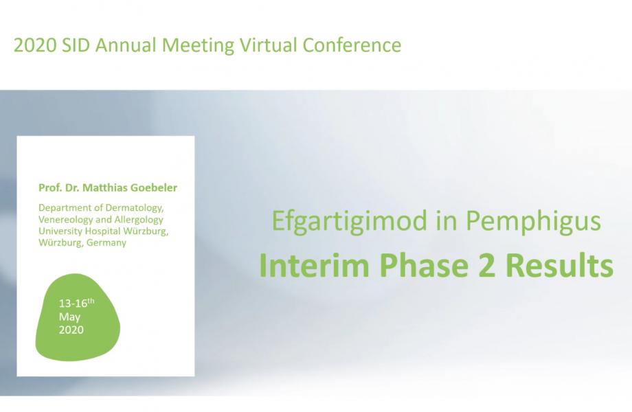 2020 SID Annual Meeting Virtual Conference Argenx